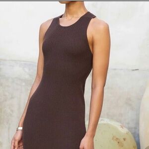 AYR The Vava Dress in Sicilian Umber